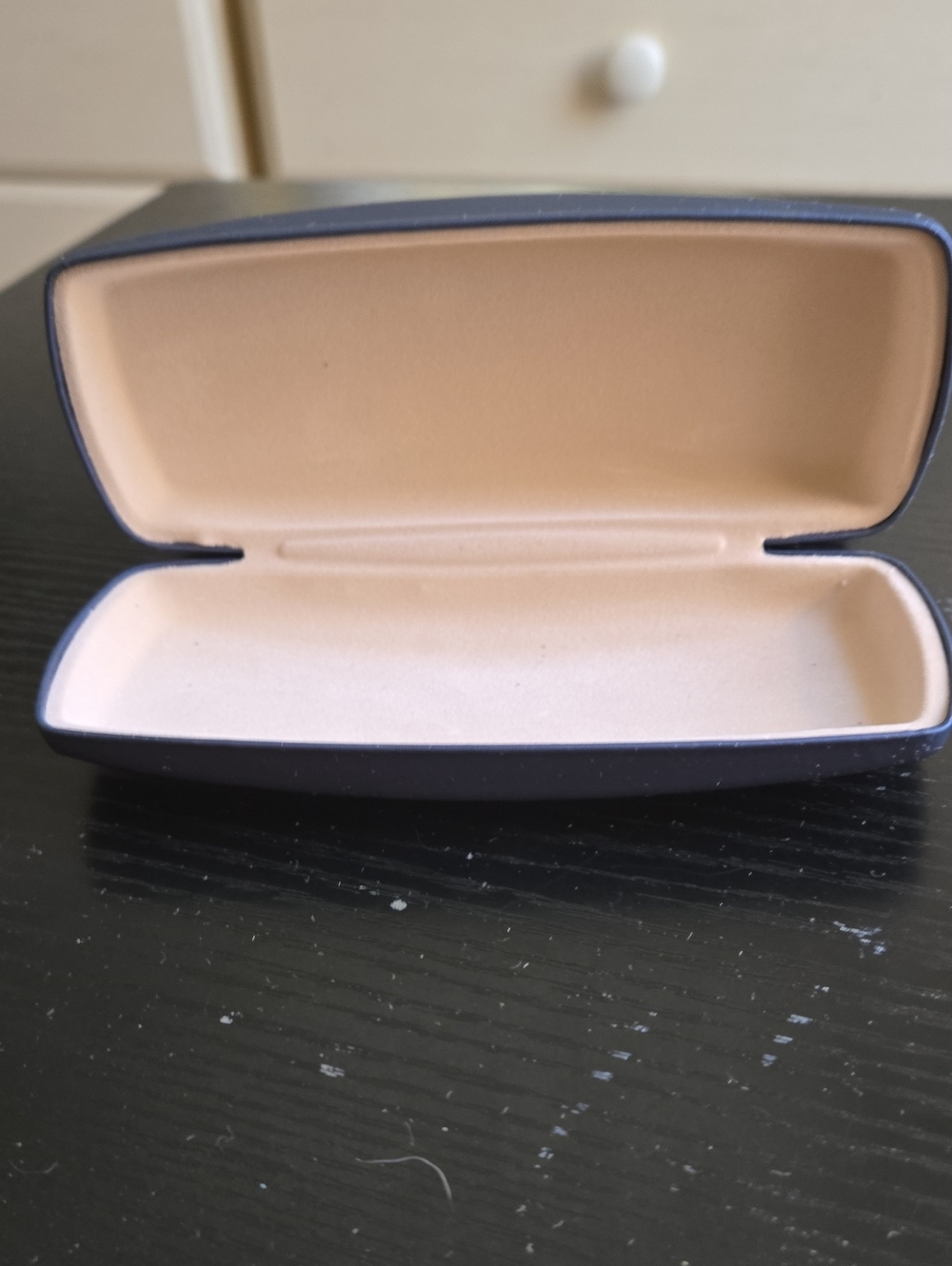 Matte Blue Eyeglass Case - Picture 2 of 2
